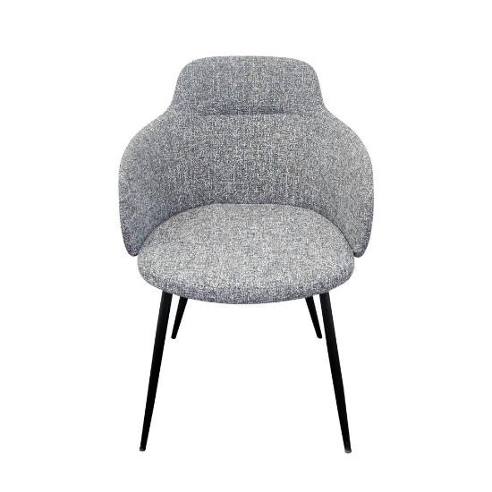 Picture of LUMISOURCE CH-BOYNE-BKDGY-GRY-DININGCHAIR