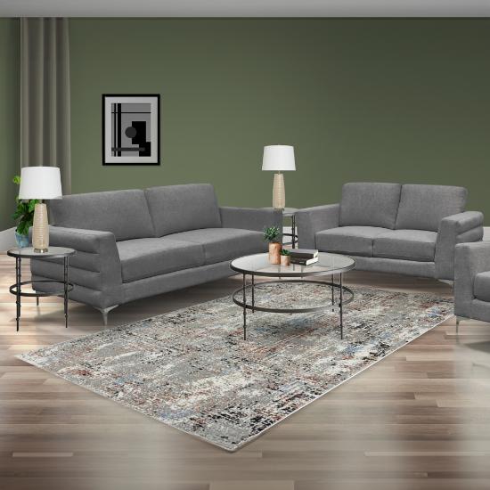 Picture of LIFESTYLE ENTERPRISE STELLA-7PC-LIVING-ROOM(GREY)