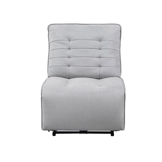 Picture of GLOBAL U6066-GREY-PWR/ARMLESS/RECLINR