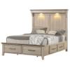 Picture of LIFESTYLE ENTERPRISE VICTORIA-QUEEN-STRGE-BED-W/LED
