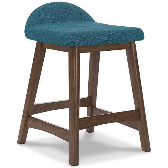 Picture of ASHLEY D615-324-LYNCOTT-STOOL-2CN/BLU