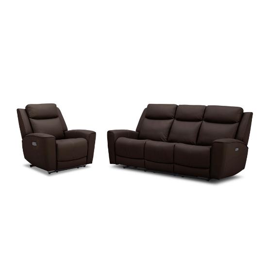 Picture of KUKA FURNITURE INC NORA-DUAL-PWR-SOFA/RECLINR-PKG