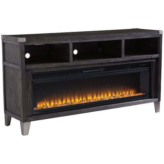 Picture of ASHLEY W901-68-TV-STAND-&-FIREPLACE