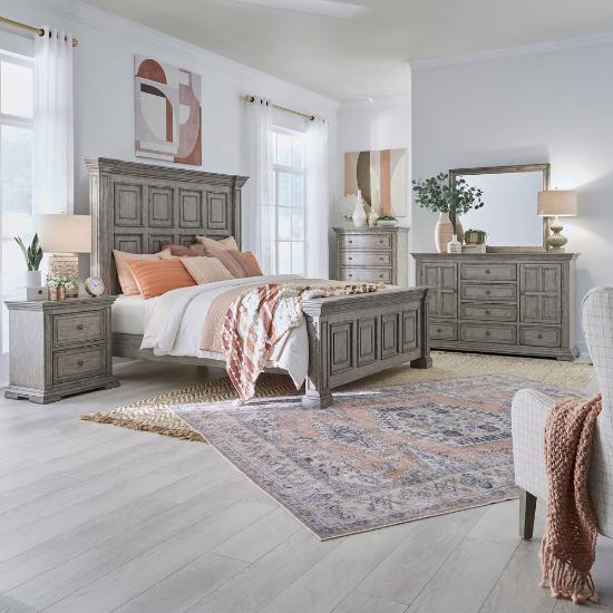 Picture of LIBERTY FURNITURE BIG-VALLEY-QUEEN-6PC-BEDROOM