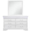 Picture of GLOBAL CHARLIE-WHITE-BEDROOM-MIRROR