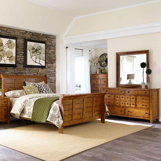 Picture of LIBERTY FURNITURE GRANDPAS-CABIN-QUEEN-6PC-PKG