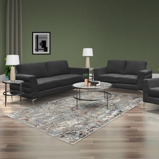 Picture of LIFESTYLE ENTERPRISE STELLA-7PC-LIVING-ROOM(DRKGRY)
