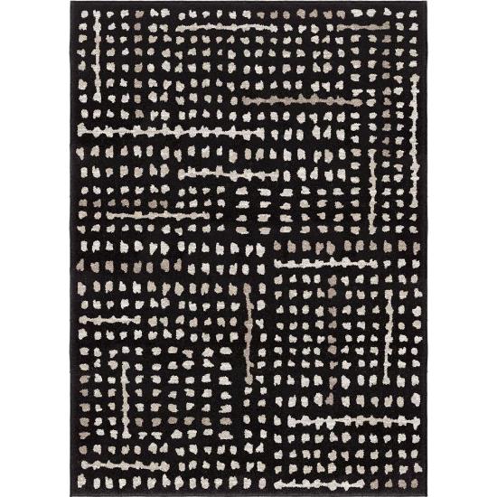 Picture of ORIAN 8563-ADAGIO-PEARLIE-BLACK-RUG