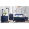 Picture of GLOBAL CHARLIE-BLUE-Q-6PC-BEDROOM-PKG