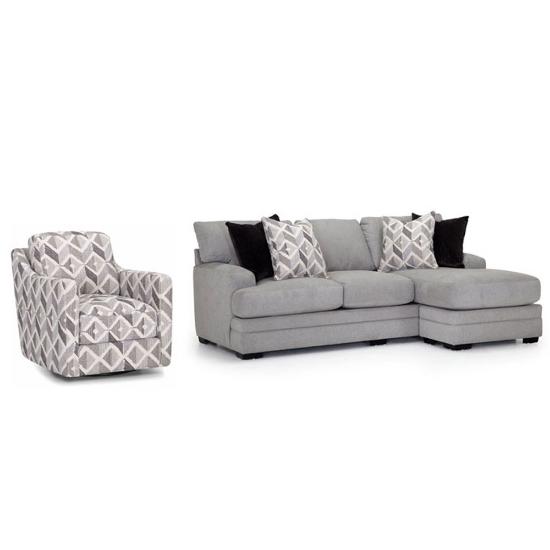 Picture of FRANKLIN CORP CLEO-SOFA/CHAISE-W/SWVL-RECLNR