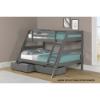 Picture of WOODCREST MANUFACTURING TWIN/FULL-BUNKBED-GREY-FINISH