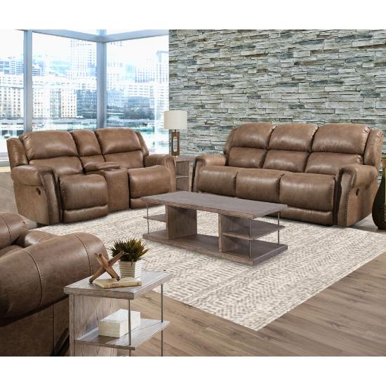 Picture of HOMESTRETCH, INC MAVERICK-RECL.SOFA/RCKR-LOVEST