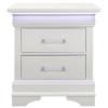 Picture of GLOBAL CHARLIE-WHTE-NIGHT-STAND-W/LED