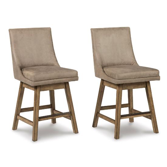 Picture of ASHLEY D380-524-COUNTER-STOOL-2/CN