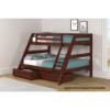 Picture of WOODCREST MANUFACTURING TWIN/FULL-BUNKBED-BROWN-FINISH