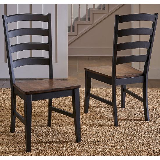 Picture of A AMERICA STOBL255K-LADDER-BACK-CHAIR