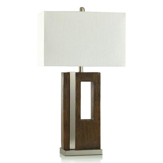 Picture of STYLECRAFT HOME L333385-HUDSON-SLVR-LAMP