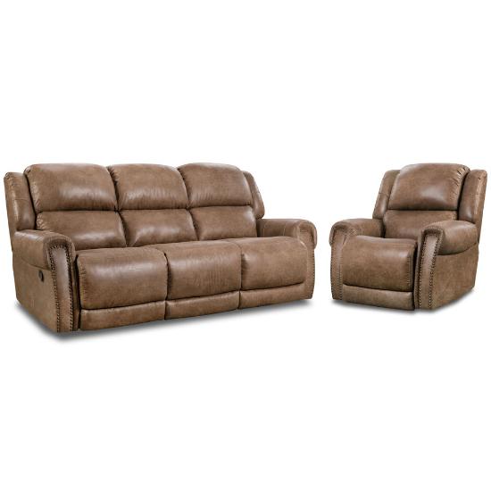 Picture of HOMESTRETCH, INC MAVERICK-RECL.SOFA/RCKR-RECLNR