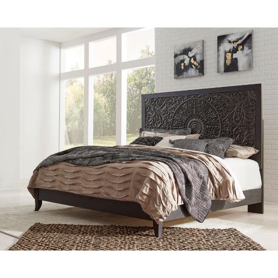 Picture of ASHLEY RAECHALLA-TWIN-PANEL-BED-BLACK