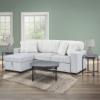 Picture of GLOBAL JESSIE-WHITE/CORD-SOFA/CHAISE
