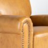 Leather Power Recliner in vintage tan leather (nail head trim)