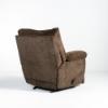 Elliott Glider Recliner in Chocolate Chenille Fabric (back angle)
