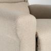 Westport Power Recliner with Beige Fabric (closeup)