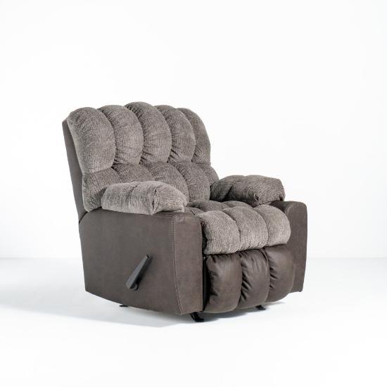 Westwood Rocker Recliner with Godiva fabric cover (Angle)
