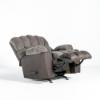 Westwood Rocker Recliner with Godiva fabric cover (Angle Open)