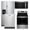 Whirlpool 4 Piece Kitchen with Electric Range