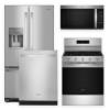 Whirlpool 4 Piece Kitchen with Gas Range