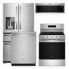 Whirlpool 4 Piece Kitchen with Gas Range