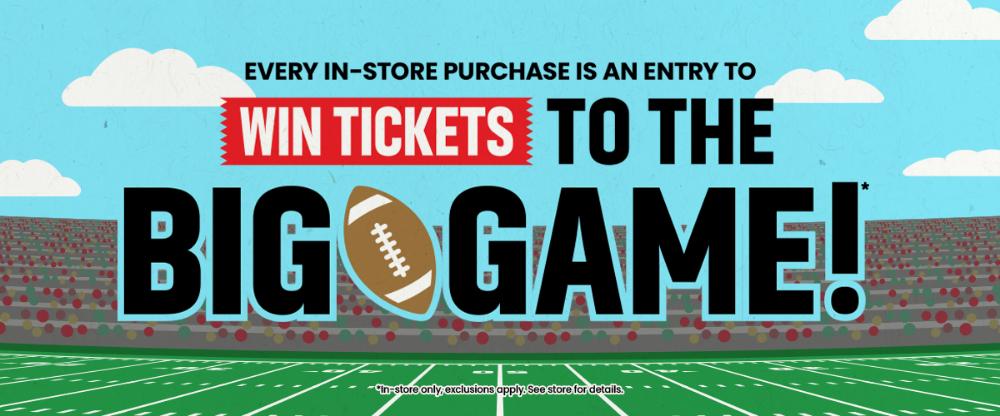 Win Tickets To the Big Game at ABC Warehouse!