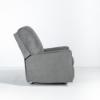 Deltona Manual Rocker Recliner in Pewter (Side)