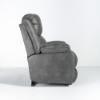 Caesar Fabric Power Recliner in Westview Slate (side)