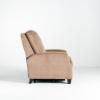 Lauren Lee Collection Power Recliner in Tan Fabric (side)