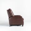 Lauren Lee Collection Power Recliner in Brown Wexford Tri-Tone Leather (side)