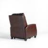 Lauren Lee Collection Power Recliner in Brown Wexford Tri-Tone Leather (back angled)