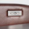 Lauren Lee Collection Power Reclining Loveseat in Brown Wexford Tri-Tone Leather (closeup controls)
