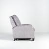 Lauren Lee Collection Power Recliner in Grey Fabric (side)