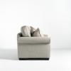 Kimberly Twin Sleeper Sofa with White fabric (Side)