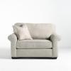 Kimberly Twin Sleeper Sofa with White fabric (Front)