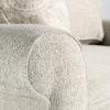 Kimberly Twin Sleeper Sofa with White fabric (Close-up)	