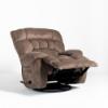 Daly Chaise Swivel Glider Recliner (Angle with foot rest up)
