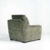 Alexa Dual Power Recliner – Olive Fabric (back angle)