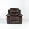 Positano Power Rocker Recliner – Cocoa Italian leather (front)