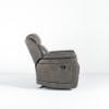 Jessica Glider Recliner – Blanch Grey Fabric (side)
