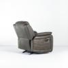 Jessica Glider Recliner – Blanch Grey Fabric (back angled)