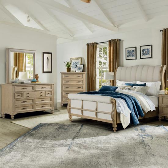 Picture of COSMOS FURNITURE INC MARINA-QUEEN-6PC-BEDROOM-PKG