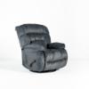 Daly Chaise Swivel Recliner –  Cobblestone (angled)